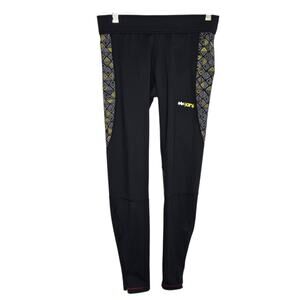 Janji Women Cold Weather Running Tights Printed Tanzania Ankle Zip Outdoor Small